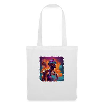 Joueurs de basket-ball pour le basket-ball et le basket-ball - Sac en tissu - blanc - Devant