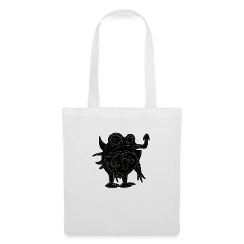 don't want to be humain i want to be frog - Sac en tissu - blanc - Devant