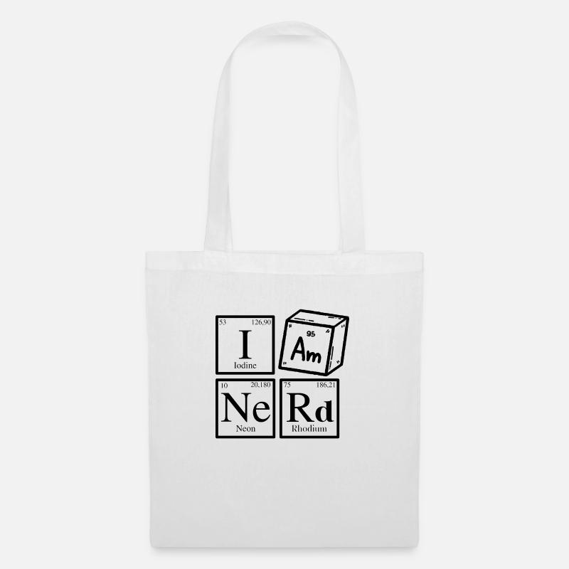 Ich bin ein Nerd - Stoffbeutel - Weiß
