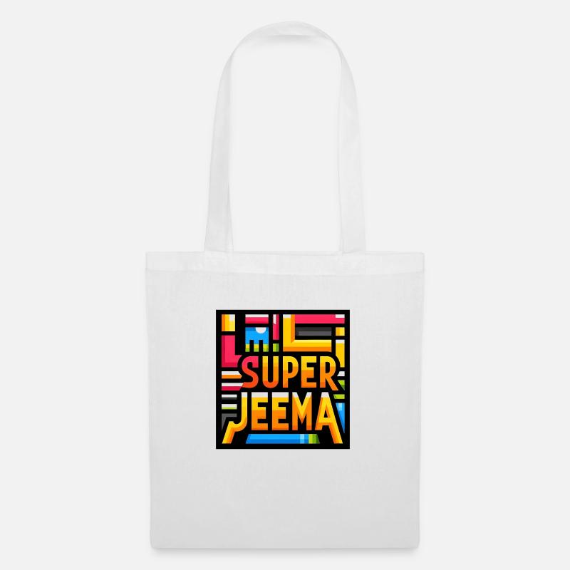 Super Jeema OMG! - Stoffbeutel - Weiß