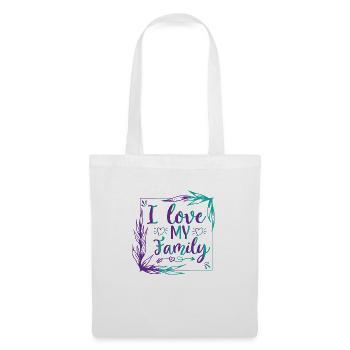 I love my Family - Tote Bag - white - Front