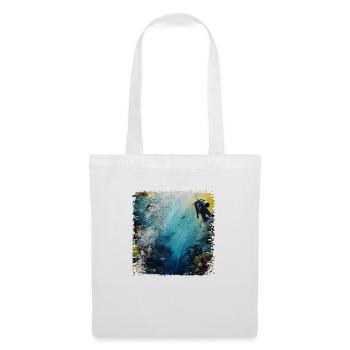 Diving is a passion - Tote Bag - white - Front