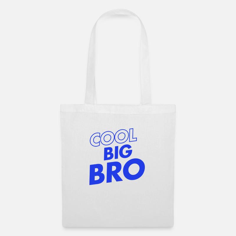cool Big Bro - Stoffbeutel - Weiß