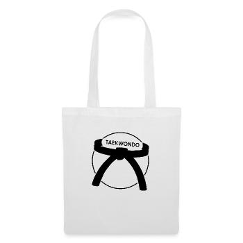Taekwondo Taekwando Taekwondo-kup black belt - Tote Bag - white - Front