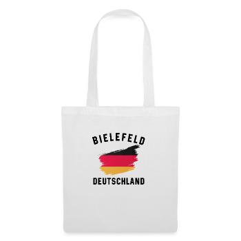 Drapeau de l’Allemagne - Design moderne de coup de pinceau - Sac en tissu - blanc - Devant