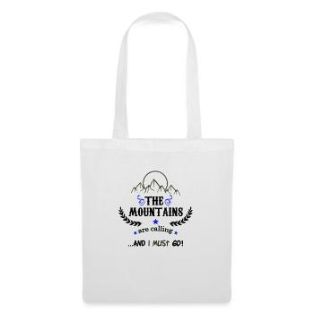 the mountains are calling 02 - Tote Bag - white - Front