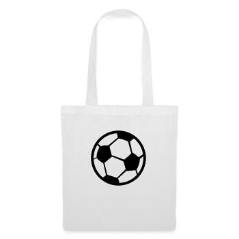 Fußball Ball Klassisch - Stoffbeutel - Weiß - Vorne
