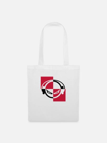 DJ - Tote Bag - white