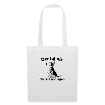 Tut nix - jagen - Stoffbeutel - Weiß - Vorne