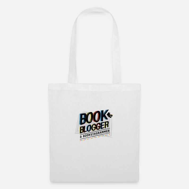 BookBlogger - Stoffbeutel - Weiß