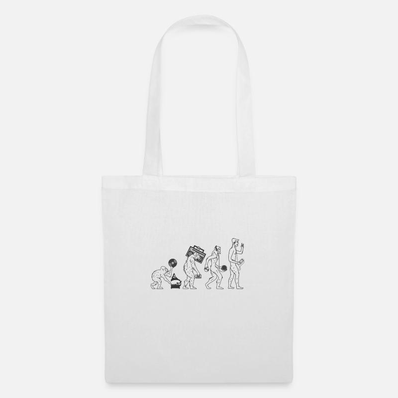 Musique évolution - Sac en tissu - blanc