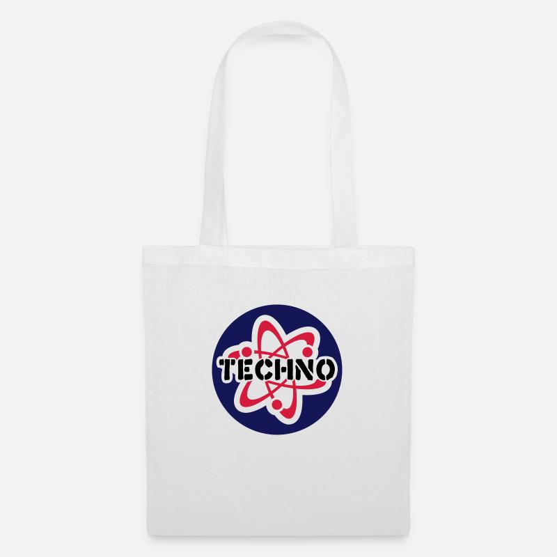 Techno__V006 - Tote Bag - white