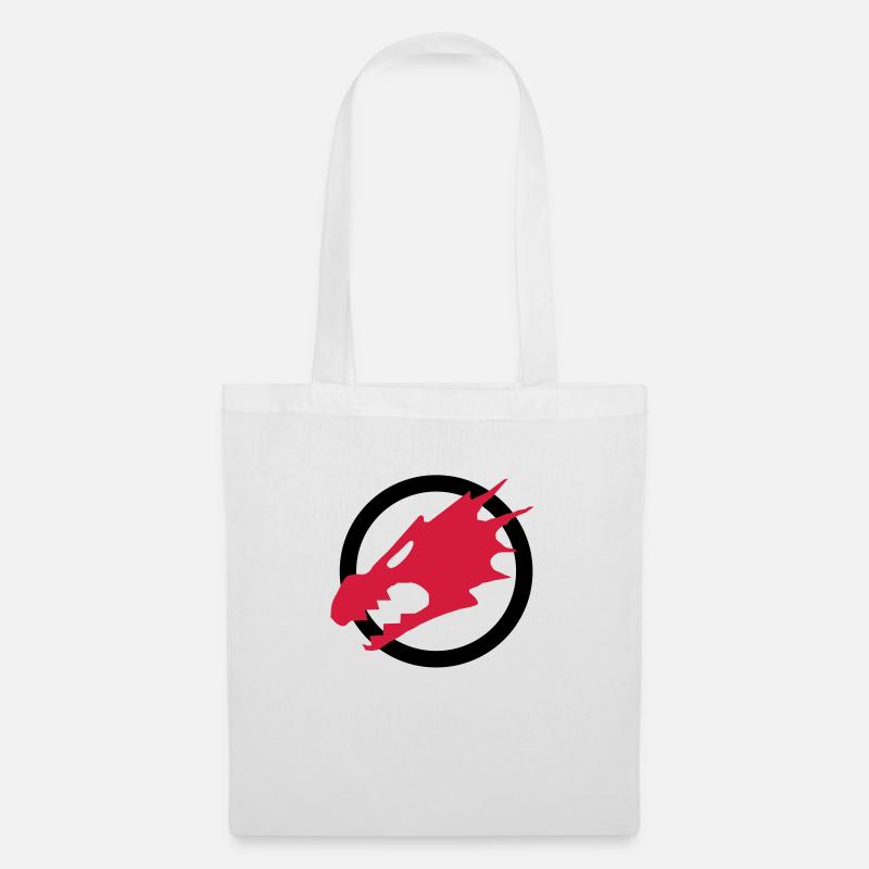 Dragons de Feu - Sac en tissu - blanc