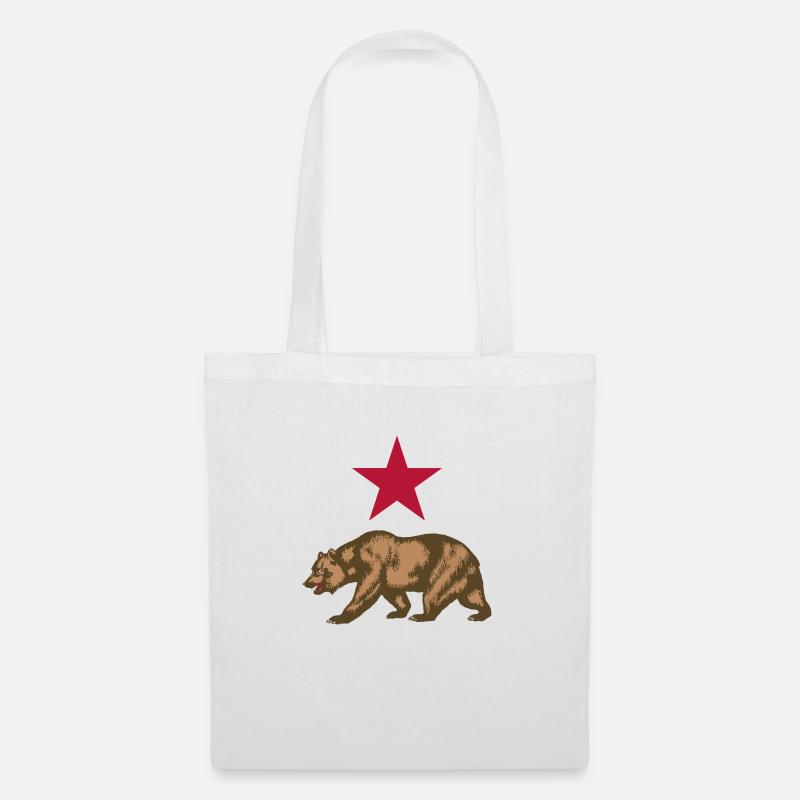 california - Stoffbeutel - Weiß