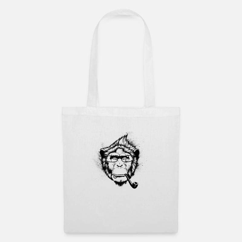 Ironic Chimp - Tote Bag - white