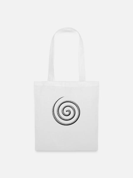 ancient_spiral_stone - Stoffbeutel - Weiß