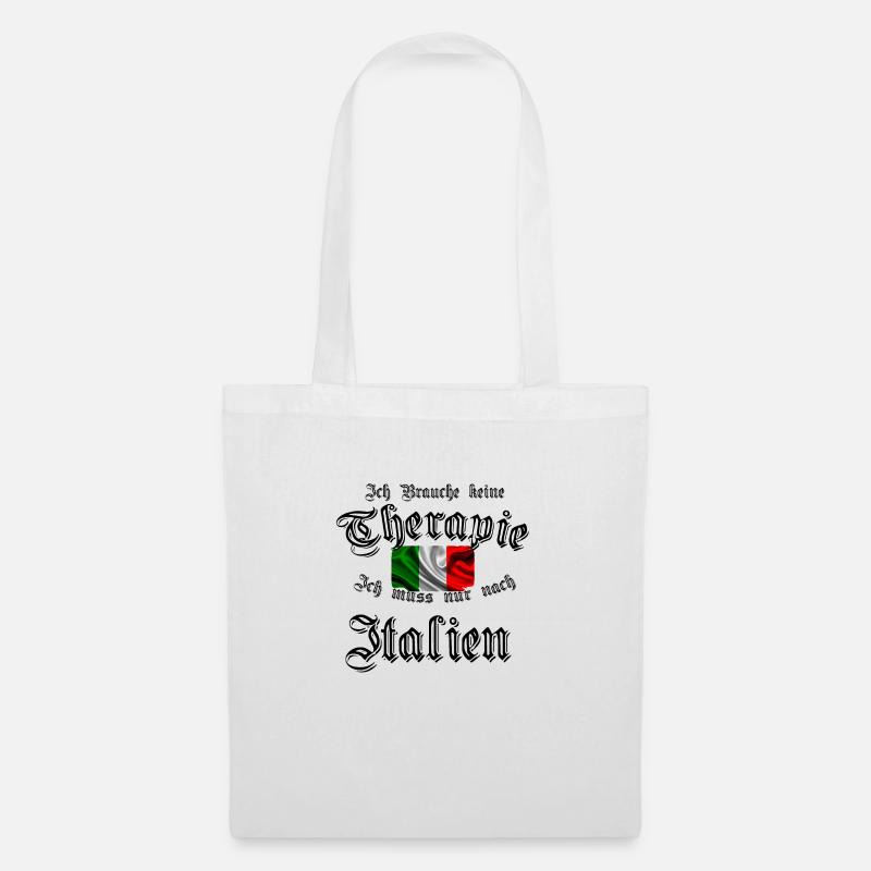 ich brauche italien - Stoffbeutel - Weiß