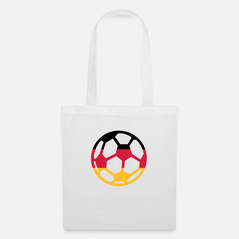 Deutschland Fußball - Stoffbeutel - Weiß