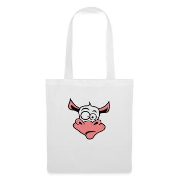 Kuh Kuh kuh Vaca mucca 22114 - Stoffbeutel - Weiß - Vorne