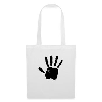 hand - Stoffbeutel - Weiß - Vorne