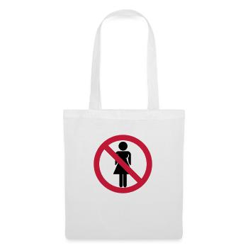 No Woman - Tote Bag - white - Front