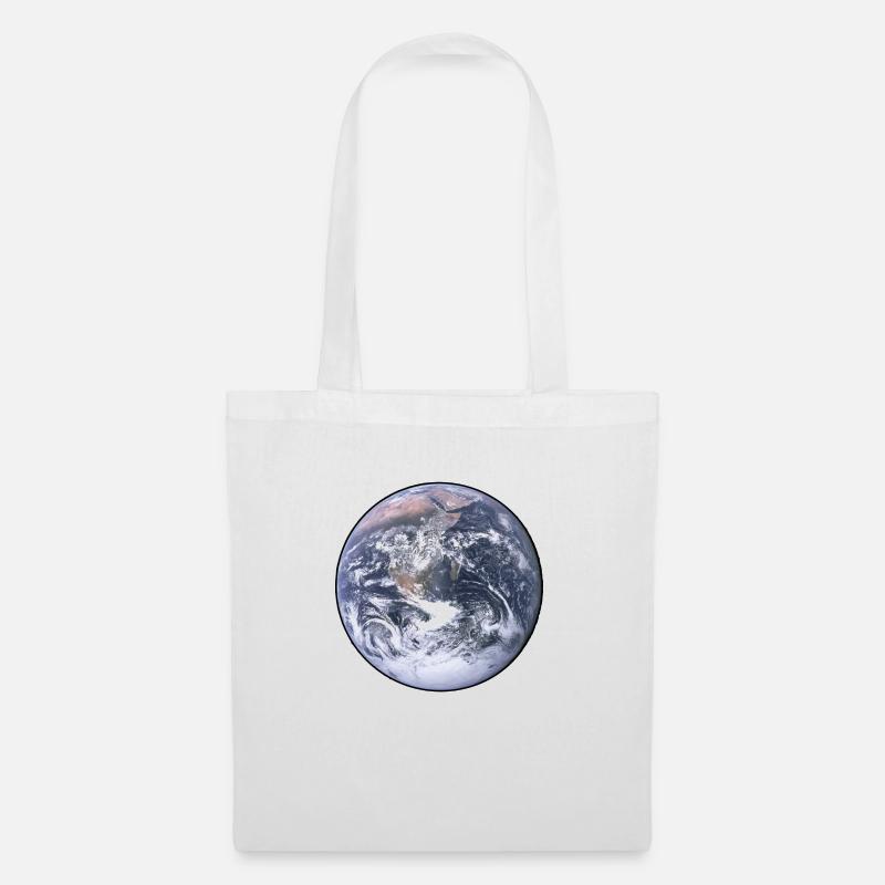 Erde - Planet - Die Welt - Mutter Erde - Stoffbeutel - Weiß