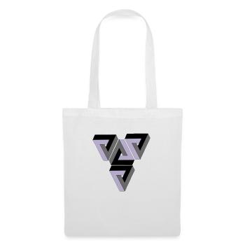 Penrose Triangle - Stoffbeutel - Weiß - Vorne