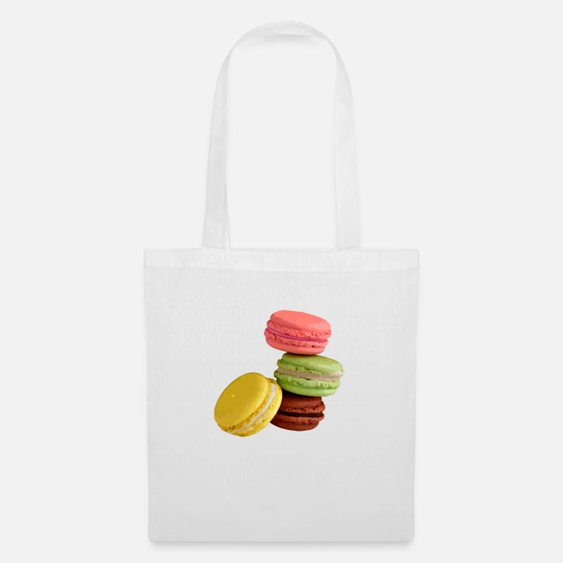 Macaron - Stoffbeutel - Weiß