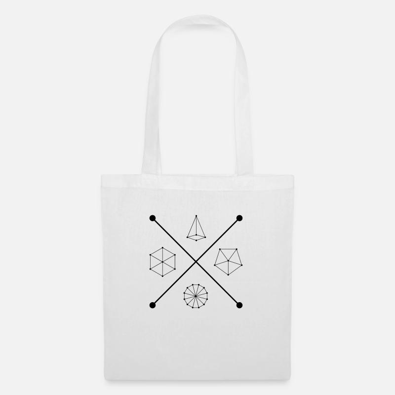 Geometry - Tote Bag - white