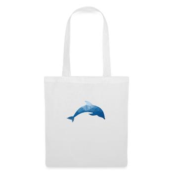 Delphin - dolphin - Stoffbeutel - Weiß - Vorne