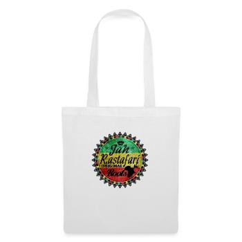 jah rastafari original roots - Sac en tissu - blanc - Devant