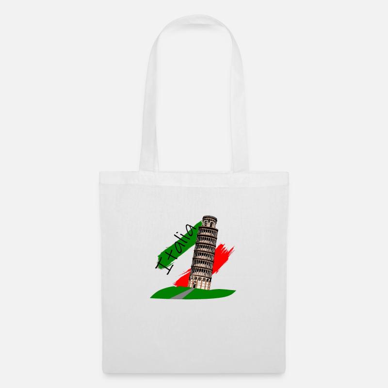Italien - Stoffbeutel - Weiß