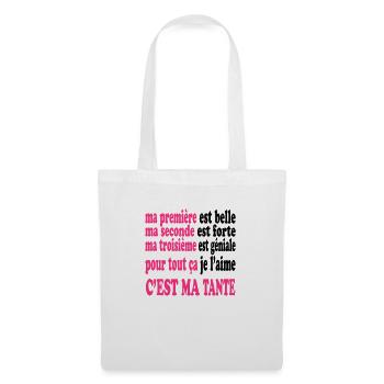 Ma tante est belle - Tote Bag - white - Front