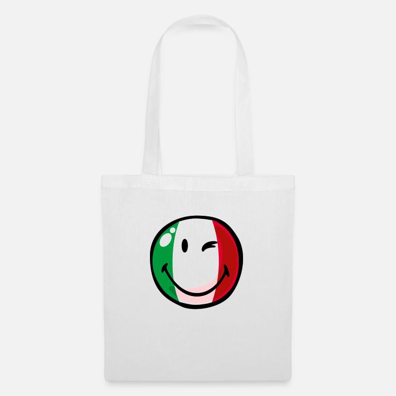 Smiley Italy - Torba materiałowa - biały