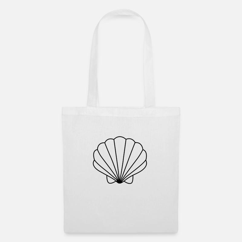 shell - Tote Bag - white