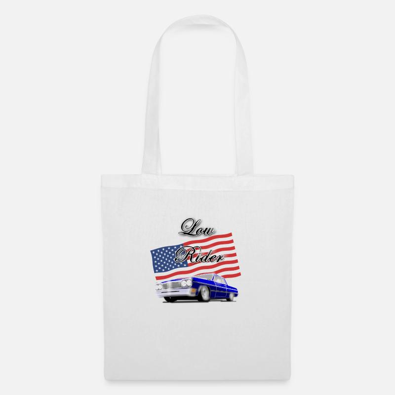Bas cavalier - Sac en tissu - blanc