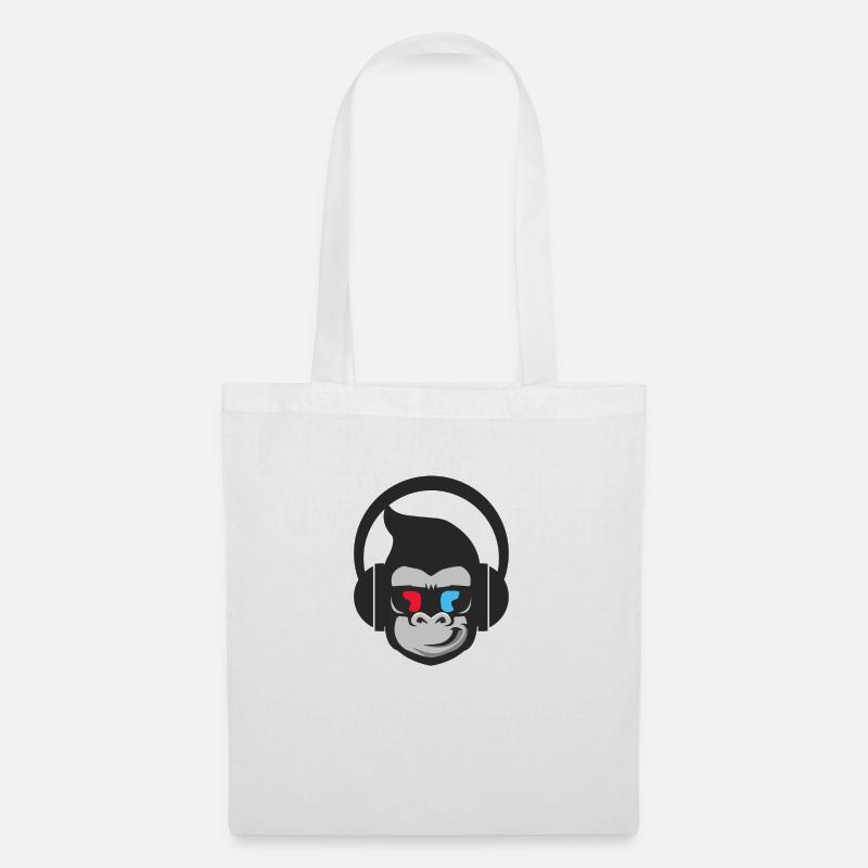 Monkey Party Cool Monkey - Tote Bag - white