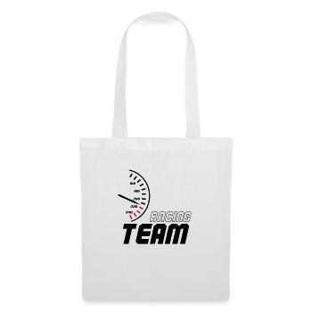 racing_team_01 - Stoffbeutel - Weiß - Vorne