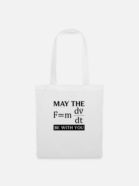 May The Force Be With You - Stoffbeutel - Weiß