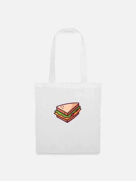 sandwich - Stoffbeutel - Weiß