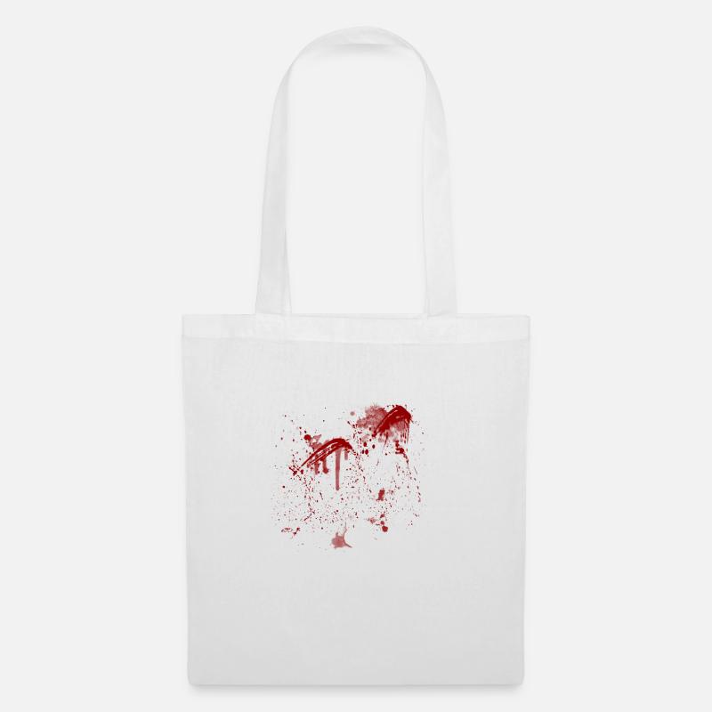 Blood - Blut - Stoffbeutel - Weiß