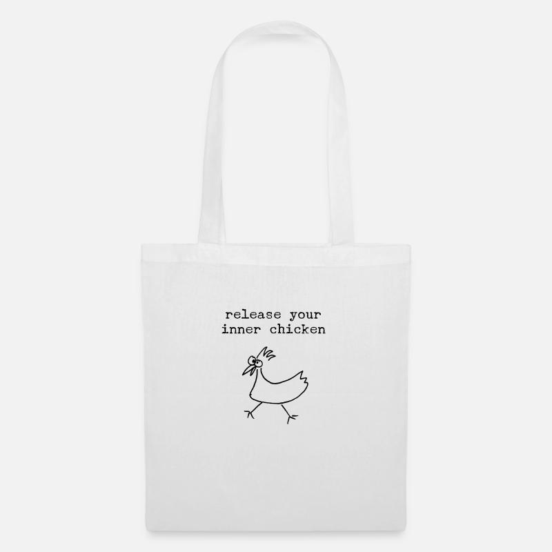 Inner chicken - Tote Bag - white