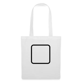 Square with round corners Template for editing - Tote Bag - white - Front