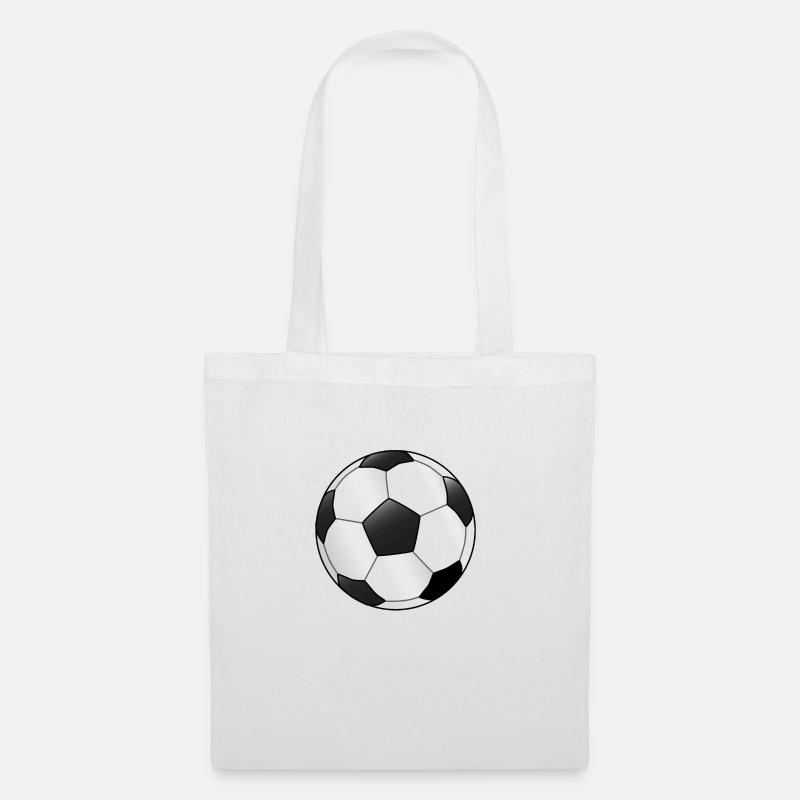 Fußball - Stoffbeutel - Weiß