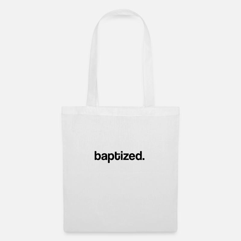 baptized - baptized - Tote Bag - white