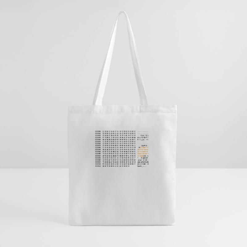 Bitcoin Block 0 Code Sac en tissu