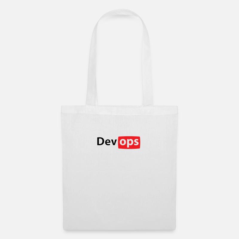 devopstube - Stoffbeutel - Weiß