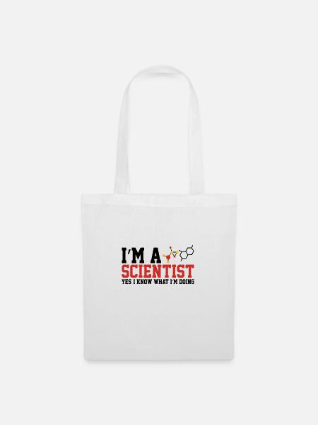 Chemie Formel Chemiker Nerd Geschenk - Stoffbeutel - Weiß