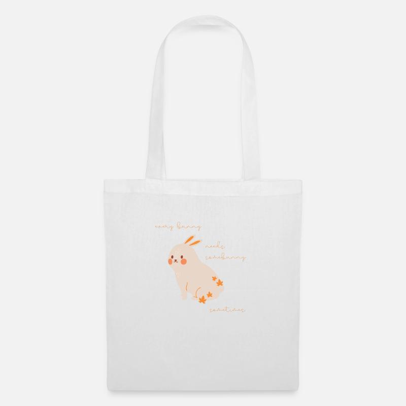 Rabbit Lovers Gift Every Rabbit Needs Somebunny - Tote Bag - white