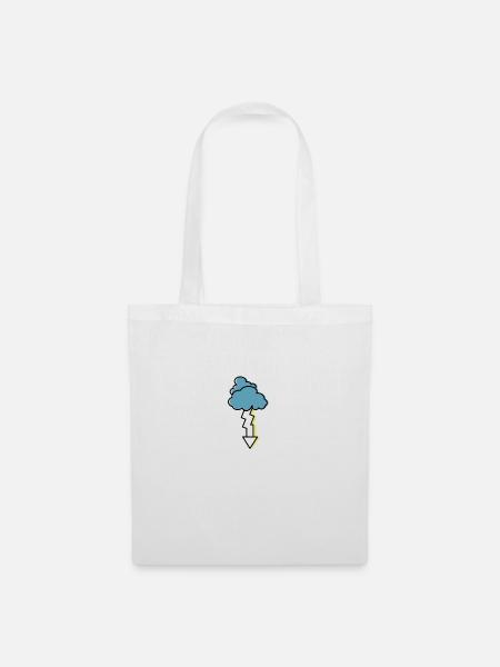 thunderstorm - Tote Bag - white